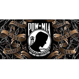 New POW MIA Beach Bath Pool Gift Towel Army Marines US Military Veteran American